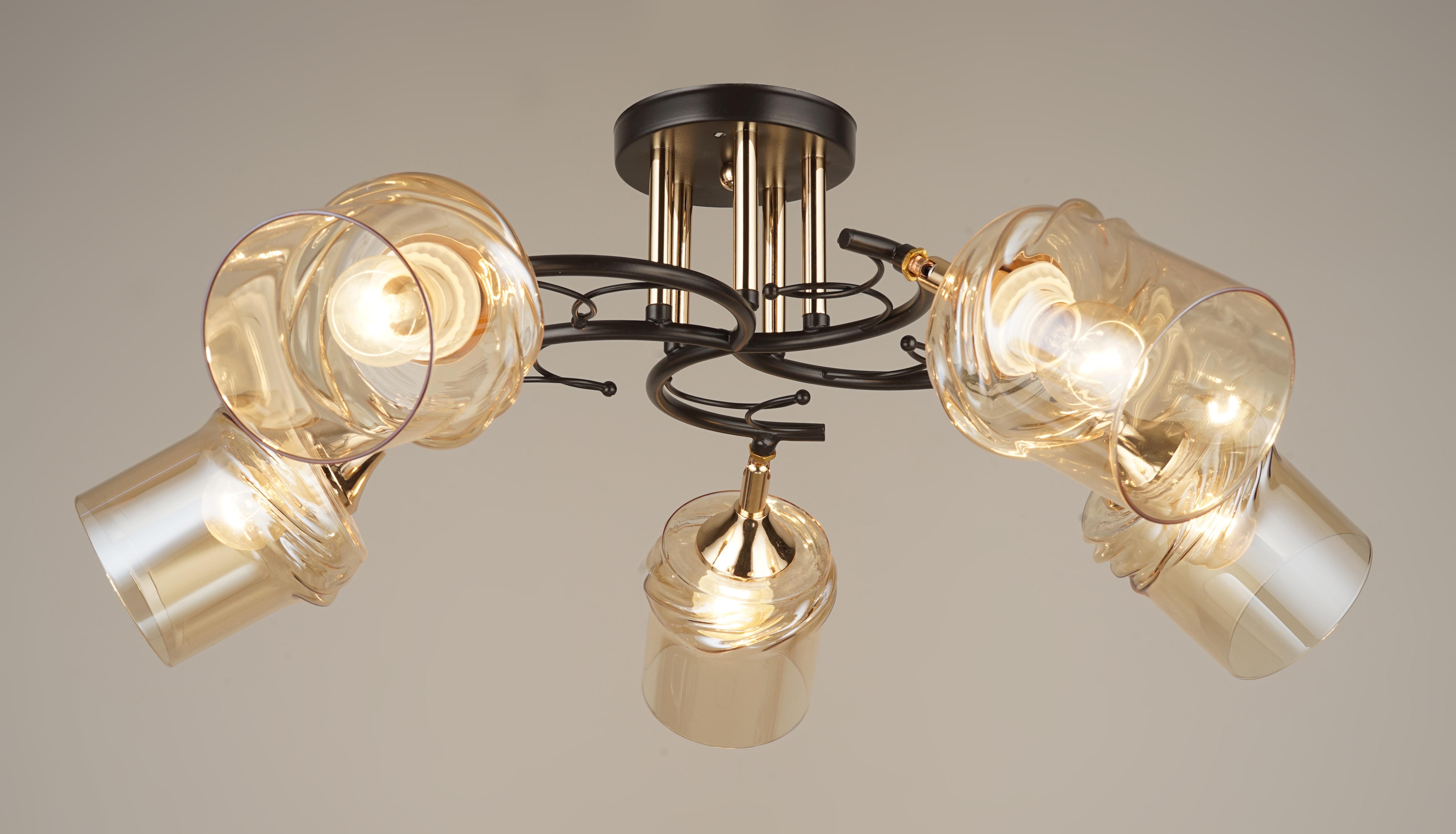 Люстра декоративная Sirius B N4478/5 COFFEE+FGD