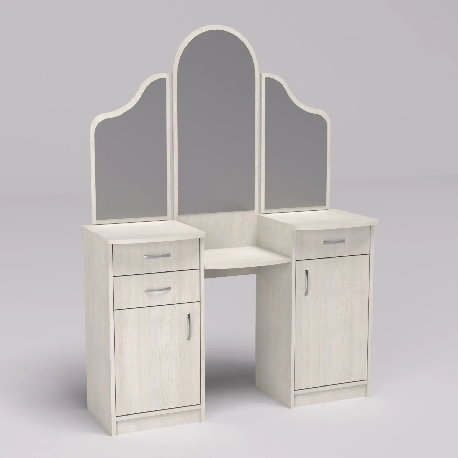 Стіл туалетний Kontinent Diana 120х42х163 см Дуб Шамоні Світлий (53820044) - фото 2 Стіл туалетний Kontinent Diana 120х42х163 см Дуб Шамоні Світлий (53820044) - фото 2