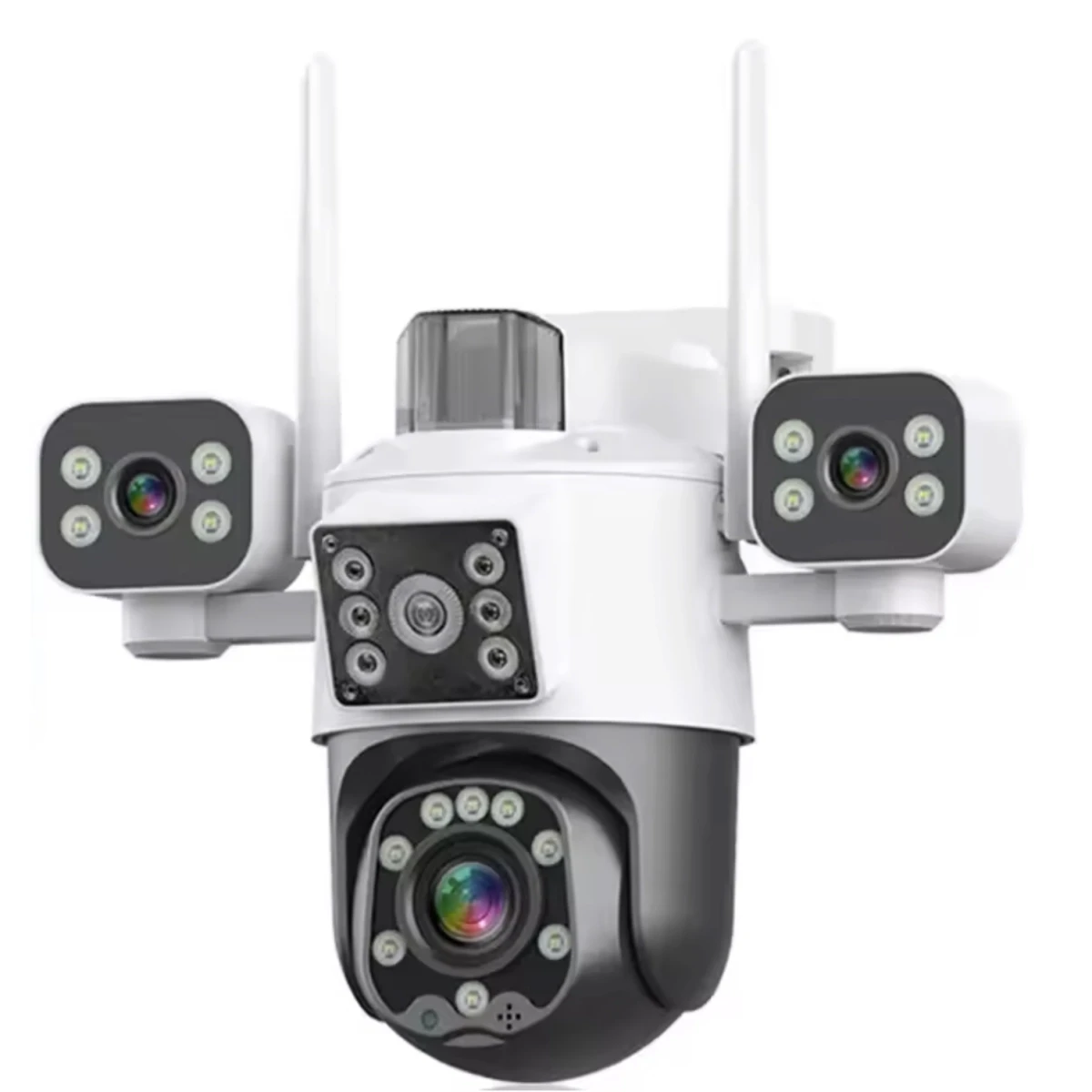 Камера внешняя 15 MP IP Overscam 3 три объектива 6K автоматическая слежка WiFi ICSEE