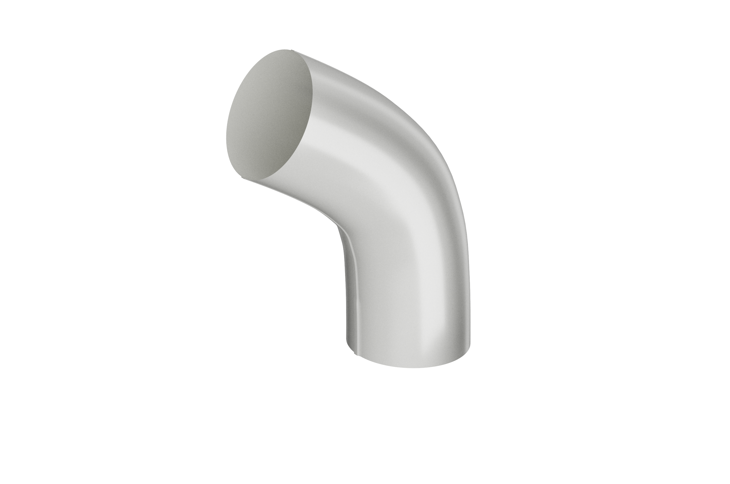 Колено водосточной трубы Forostina 87 мм RAL 9010 Белый (vo-24925/24)