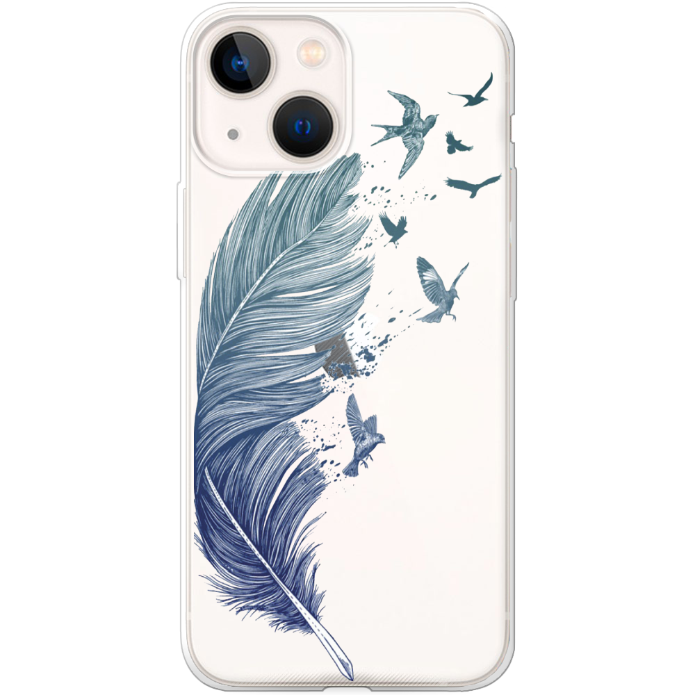 Чехол BoxFace iPhone 13 Feather Прозрачный силикон (43370-cc38-43370)