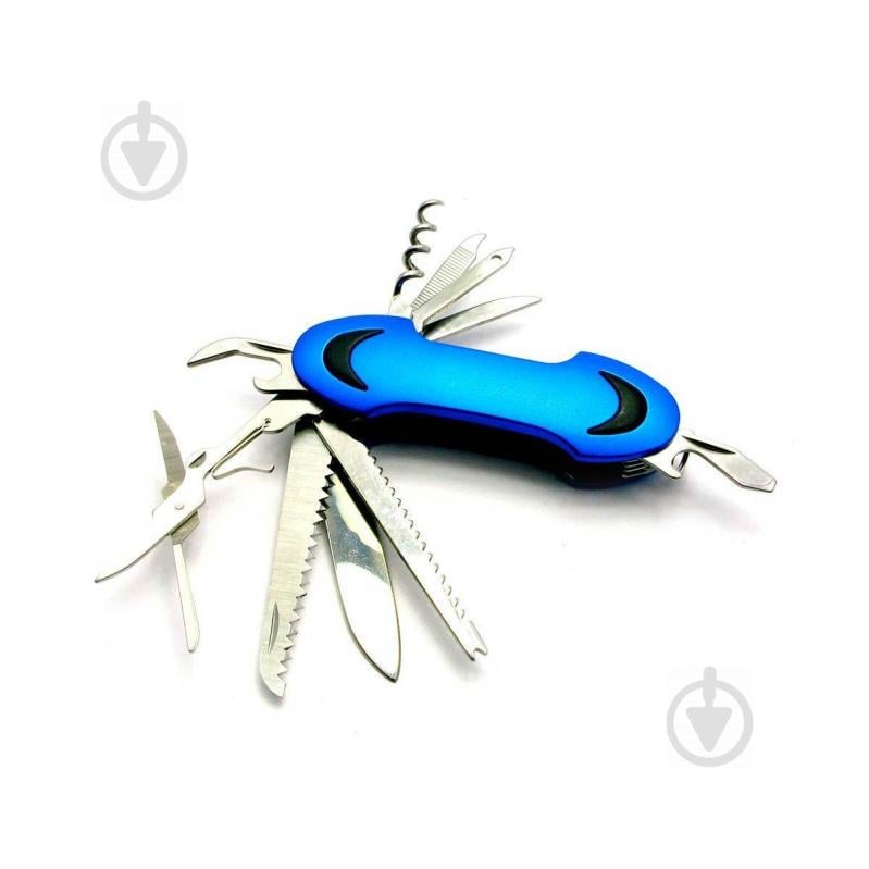 Складной карманный нож STINGER 11в1 Синий (DN27083) Складной карманный нож STINGER 11в1 Синий (DN27083)