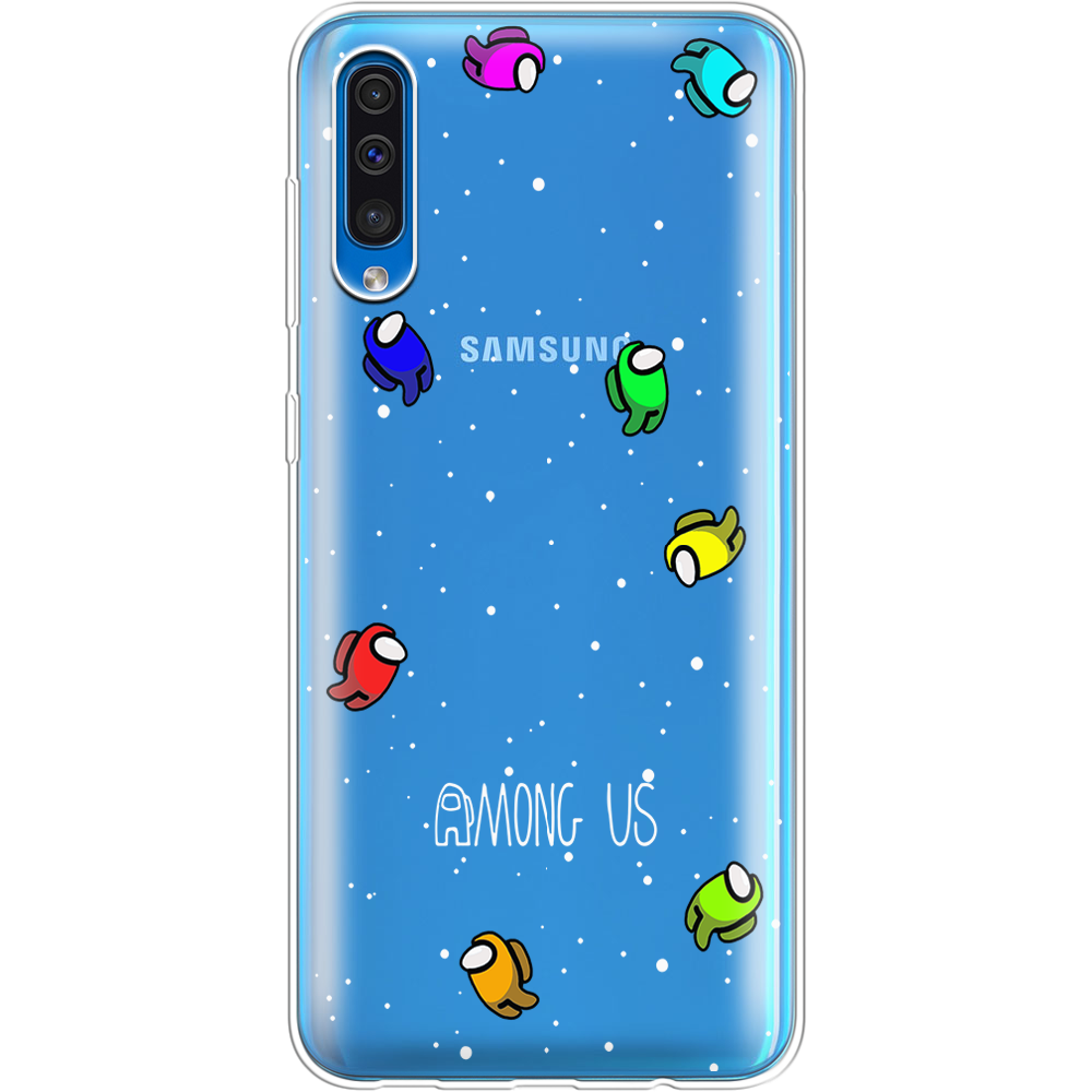 Чохол Boxface Samsung A505 Galaxy A50 Among Us Invisible Прозорий силікон (36417-bk76-36417)
