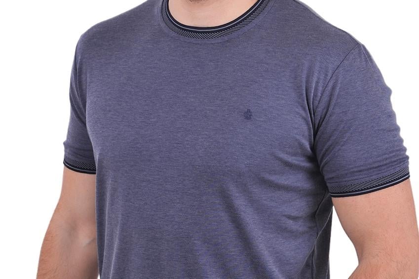 Футболка чоловіча Le Gutti 23-1533-49 M Темно-синій - фото 5 Футболка чоловіча Le Gutti 23-1533-49 M Темно-синій - фото 5