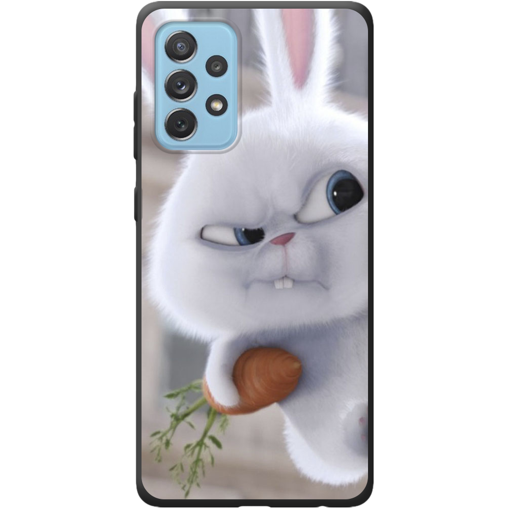 Чехол BoxFace Samsung A725 Galaxy A72 Rabbit Snowball Черный силикон (42070-up1116-42100)