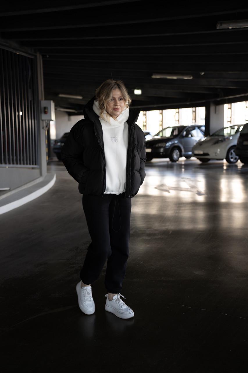 Пуховик жіночий демісезонний Білий - фото 10