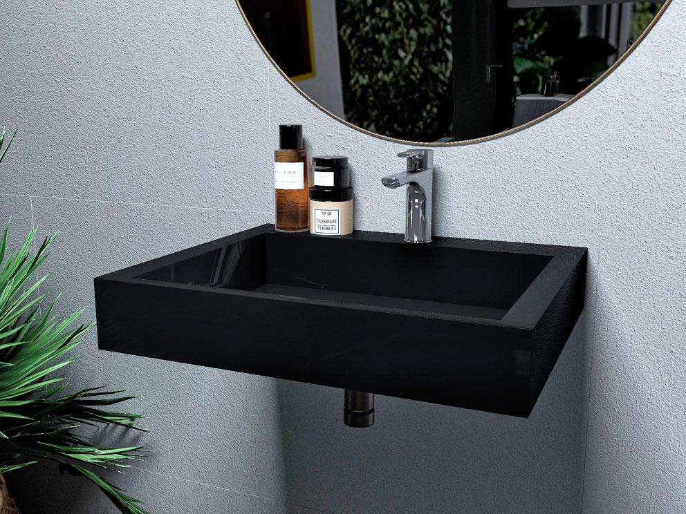 Умывальник подвесной Status Adler 60 Black (629) - фото 3