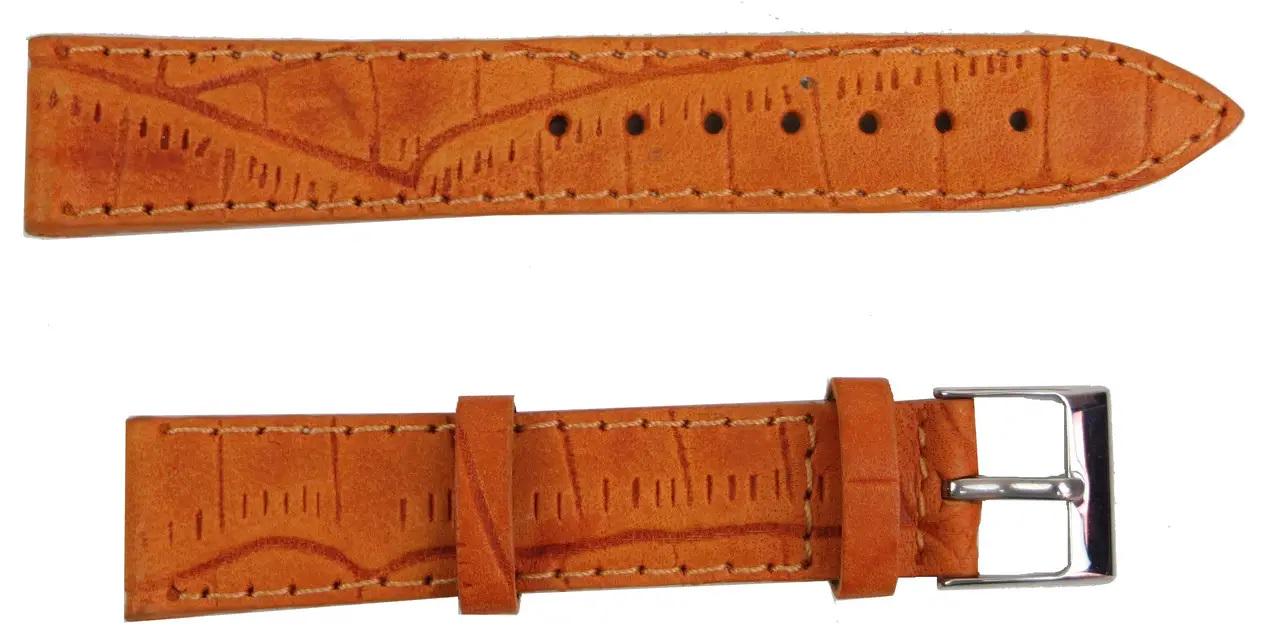 Ремінь для годинника Mykhail Ikhtyar 18 мм Рудий (S18-418S)