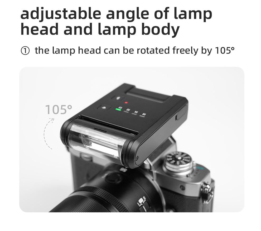 Спалах компактний для фотоапаратів FujiFilm/YongNuo YN6 Micro з вбудованим акумулятором - фото 7