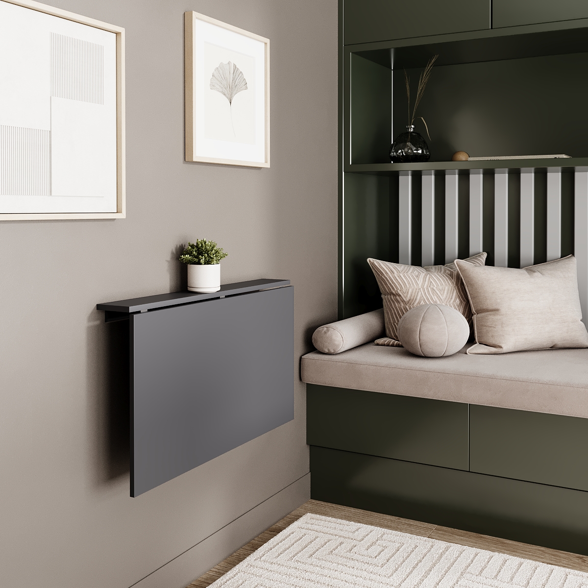 Стол-трансформер ART IN HEAD Mini 900x120 мм Графит (TB20070000030) - фото 4 Стол-трансформер ART IN HEAD Mini 900x120 мм Графит (TB20070000030) - фото 4