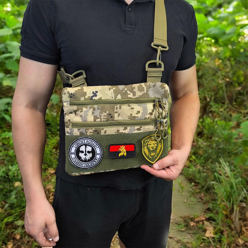 Сумка нагрудная тканевая (521250) - фото 14 Сумка нагрудная тканевая (521250) - фото 14