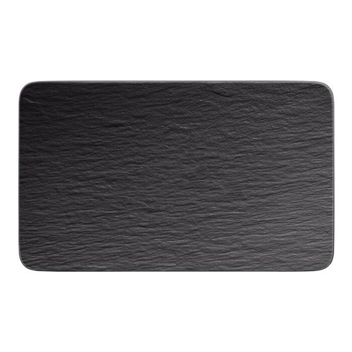 Тарелка Manufacture Rock Villeroy & Boch 28х17 см Black/Gray (1042392772)