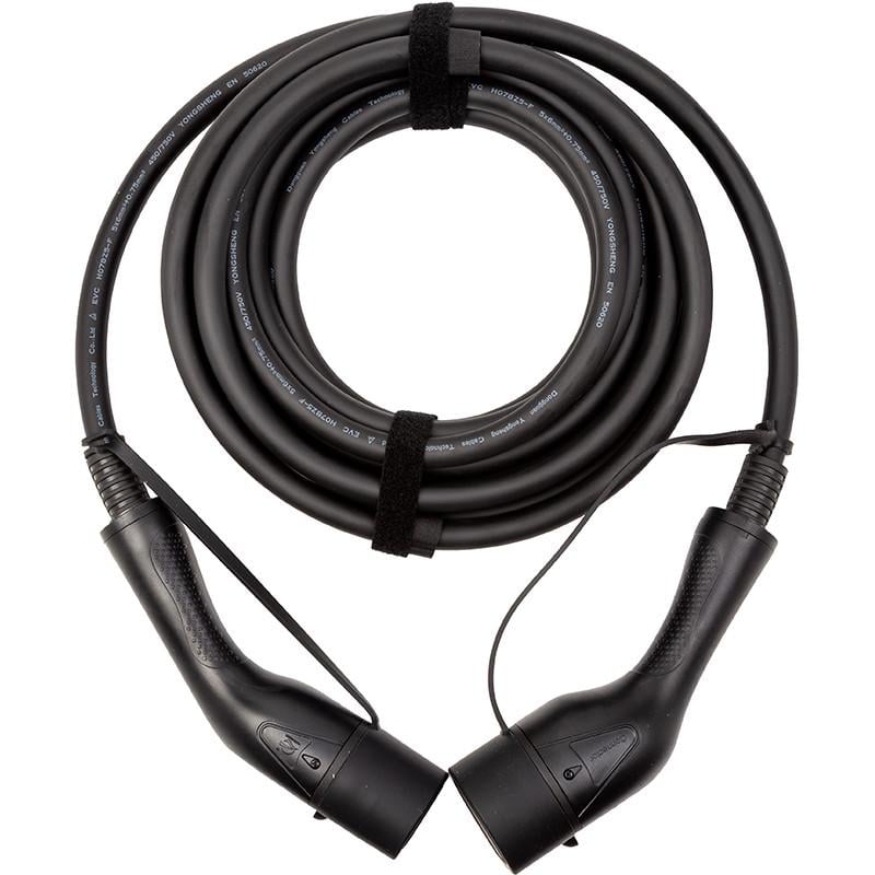 Кабель зарядный Duosida для электромобилей Type 2-Type 2 32A 22kW 3-фазный 7 м (2611916291)