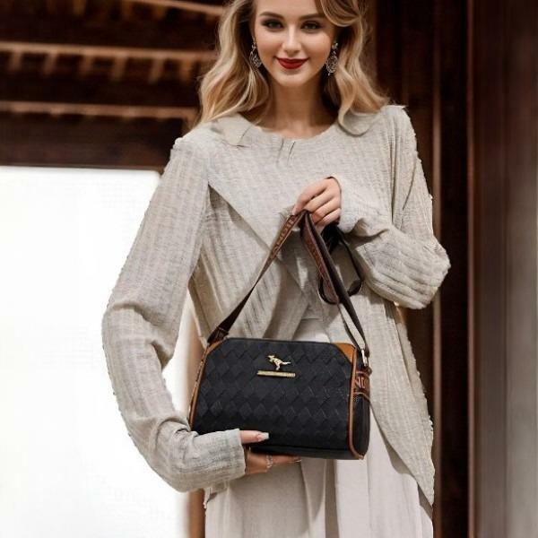 Сумка женская 23х15х10 см Черный (D00422-1) - фото 2 Сумка женская 23х15х10 см Черный (D00422-1) - фото 2