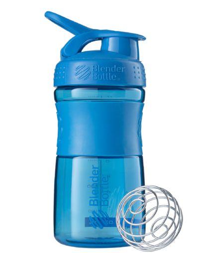 Шейкер спортивный Blender Bottle SportMixer Flip 20 oz/590 мл Cyan