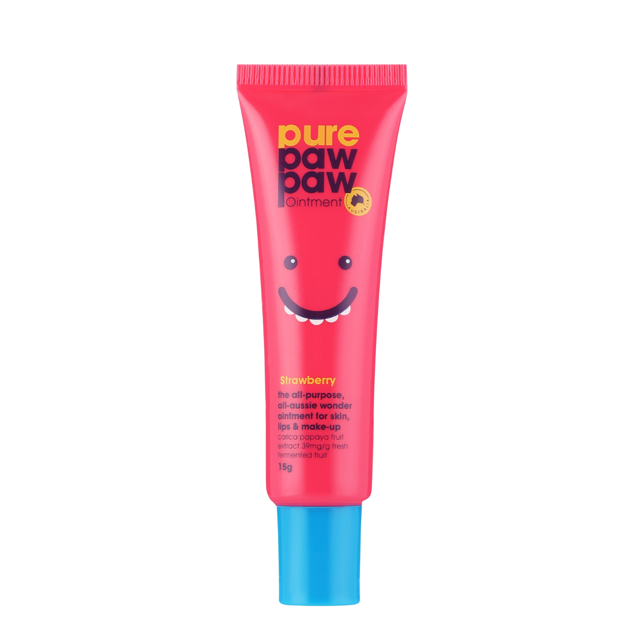 Бальзам для губ восстанавливающий Pure Paw Paw Strawberry 15 мл.
