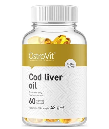 Жирные кислоты OstroVit Cod liver oil 60 капсул