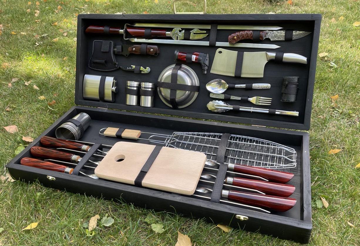 Набор шампуров в кейсе Максимус №3