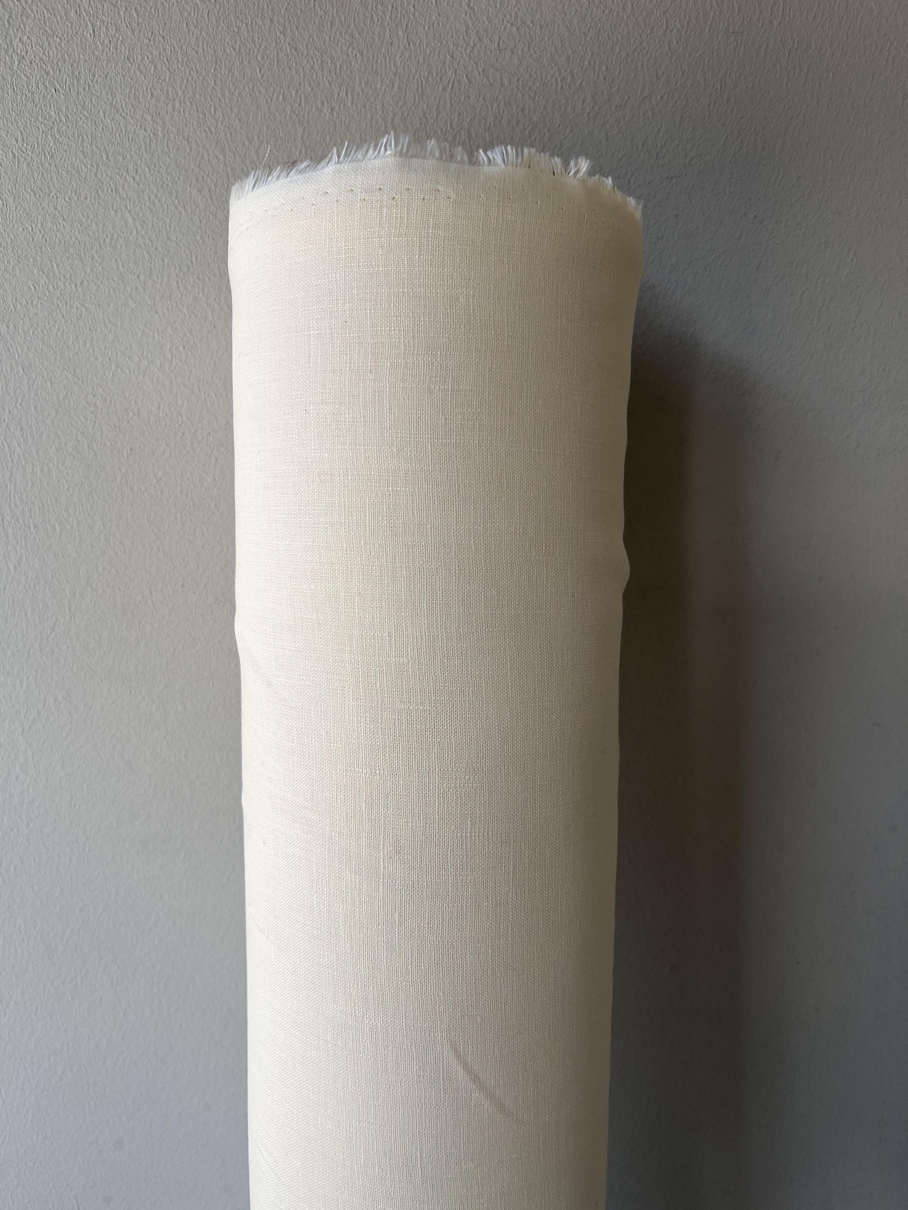 Ткань костюмная Linen Plus 100% лен 143 см 1403 Молочный - фото 2 Ткань костюмная Linen Plus 100% лен 143 см 1403 Молочный - фото 2