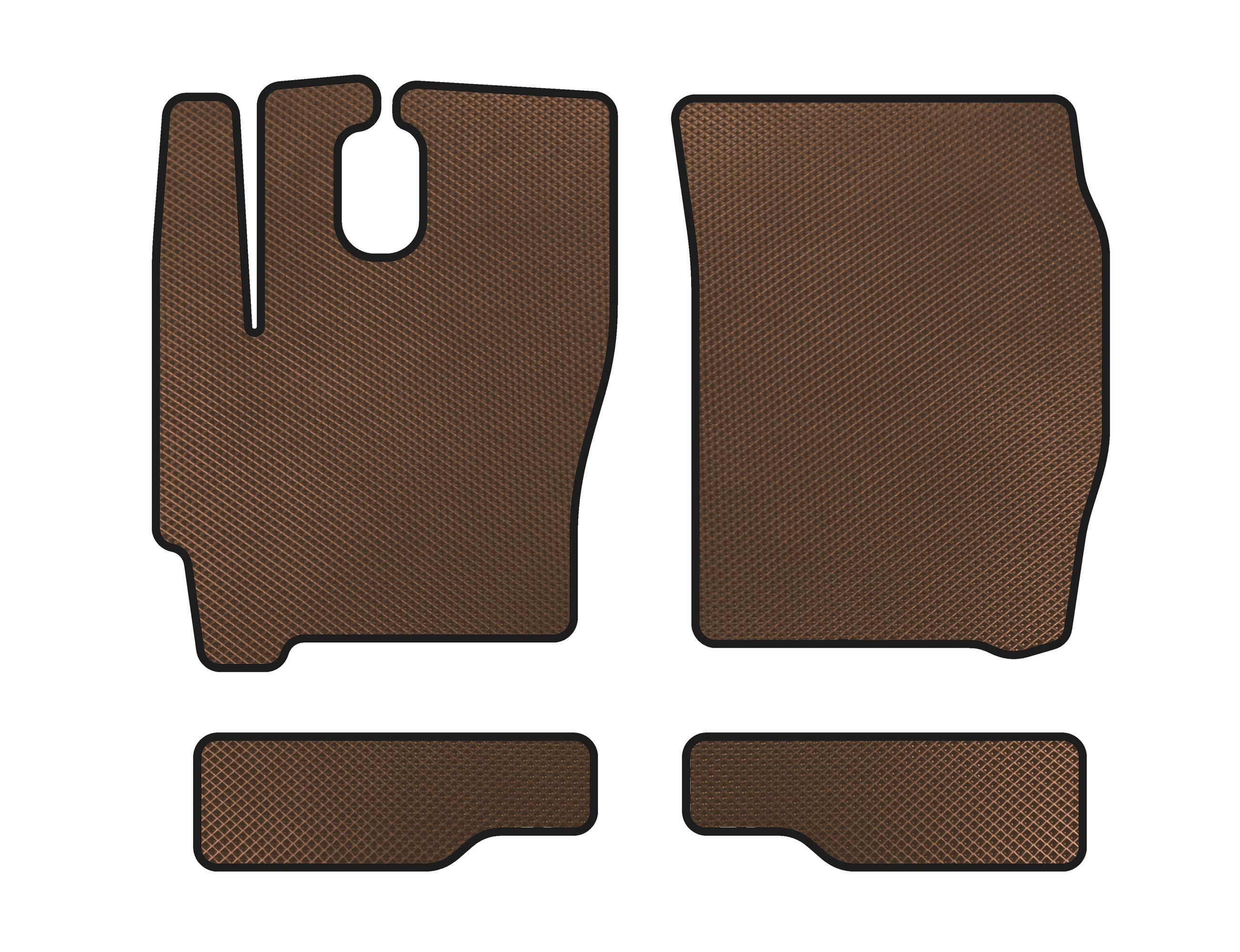 Коврики EVA Digital Designs для Iveco Eurocargo 2002-2008 гг. Коричневый (141682)