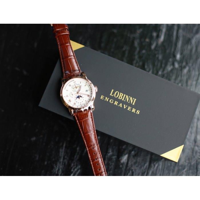 Наручные часы Lobinni Business с кожаным ремешком (1282085193) - фото 8 Наручные часы Lobinni Business с кожаным ремешком (1282085193) - фото 8