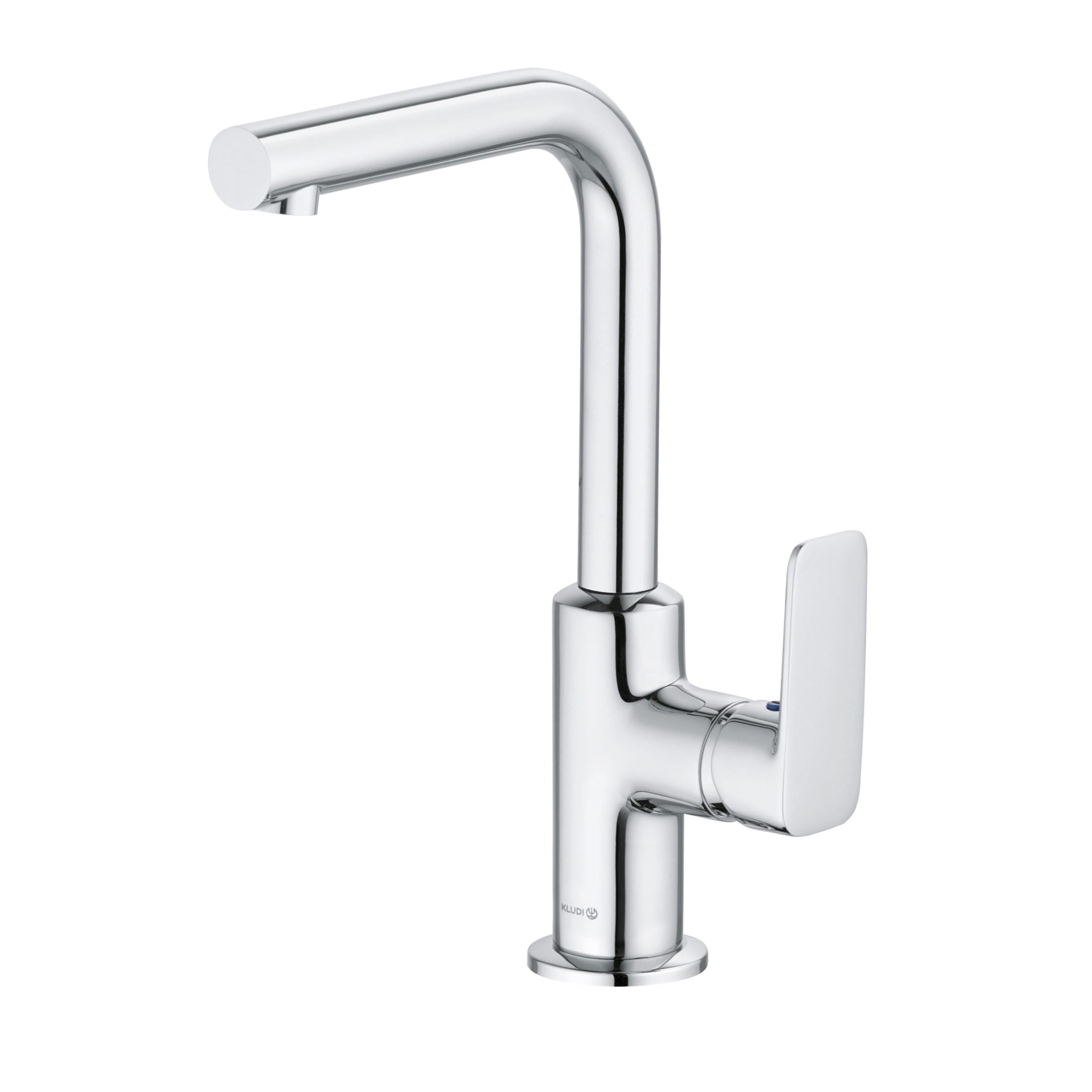 Змішувач для раковини Kludi Pure&Style одноважільний Хром глянцевий (37462606) Змішувач для раковини Kludi Pure&Style одноважільний Хром глянцевий (37462606)