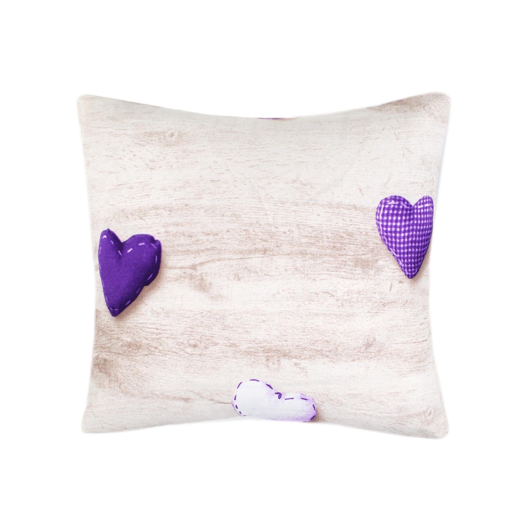 Наволочки Iris Home ранфорс Sewn Love 40x40 2 шт. Лиловый (11240692)