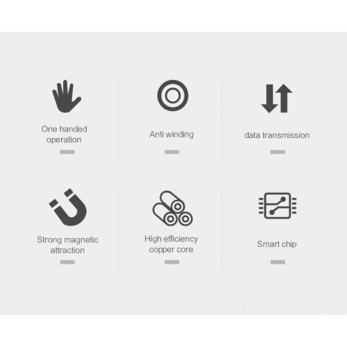 Кабель магнітний швидкого заряджання ROCK micro usb QC 3.0 (25397411) - фото 6 Кабель магнітний швидкого заряджання ROCK micro usb QC 3.0 (25397411) - фото 6