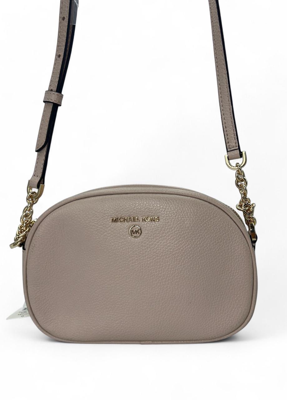 Женская сумка Michael Kors Jet Set Charm 32F2GT9C0L Soft Pink SM Oval Cmra XBody Leather Нежно-розовый (2767418217)
