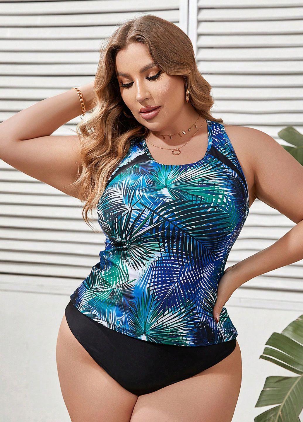 Купальник Tankini Liam майка/плавки Plus Size 1XL/52-54 Black (13691) - фото 2 Купальник Tankini Liam майка/плавки Plus Size 1XL/52-54 Black (13691) - фото 2