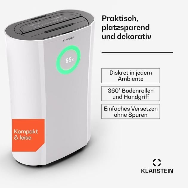 Осушитель воздуха KLARSTEIN DryFy Pro Connect 20 л (10045551) - фото 2 Осушитель воздуха KLARSTEIN DryFy Pro Connect 20 л (10045551) - фото 2