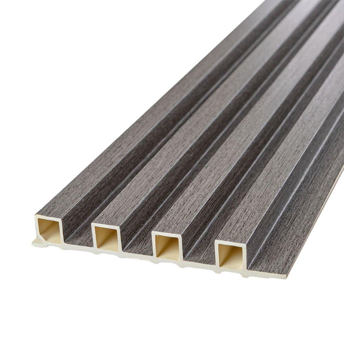 Рейка стеновая декоративная D 3000x160x23 мм Оловянный (SW-00001530) - фото 1 Рейка стеновая декоративная D 3000x160x23 мм Оловянный (SW-00001530) - фото 1