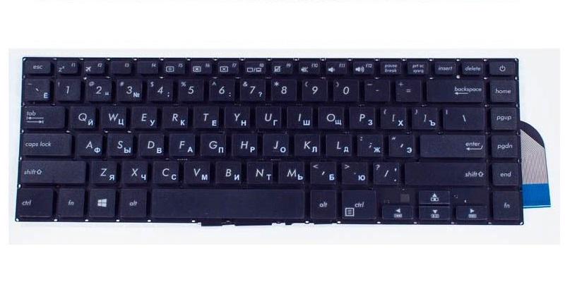 Клавиатура для ноутбука Asus VX53 VX53BA матовая (0KNB0-4129RU00)