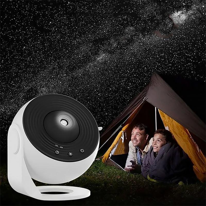 Ночник Globe Galaxy Projector звездное небо галактика Black/White - фото 4