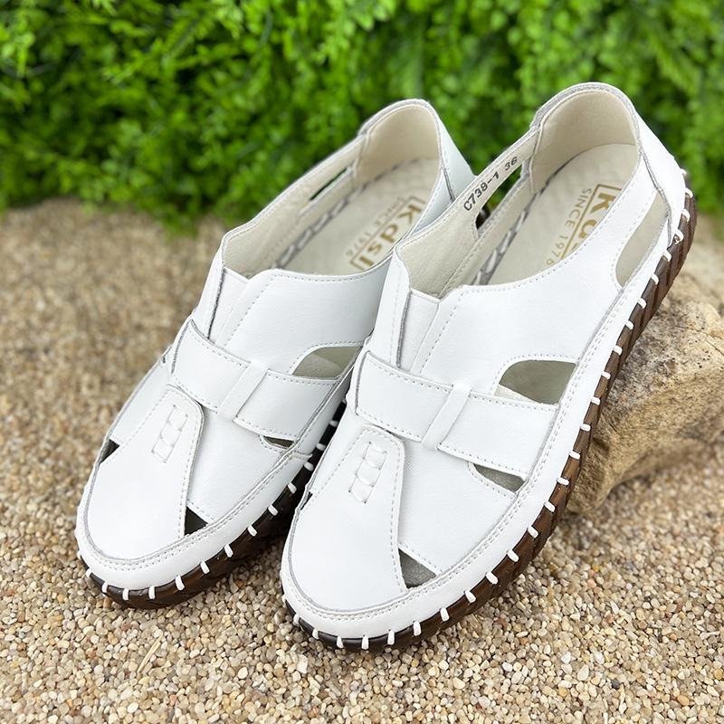 Мокасини жіночі шкіряні Е-0010738-1 р. 36 23 см Білий (25330854) - фото 2 Мокасини жіночі шкіряні Е-0010738-1 р. 36 23 см Білий (25330854) - фото 2