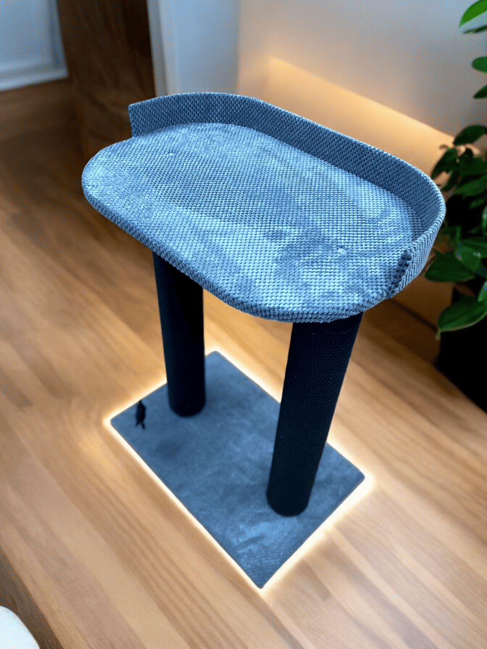 Когтеточка с лежанкой 86 см Синий (21706960) - фото 3 Когтеточка с лежанкой 86 см Синий (21706960) - фото 3