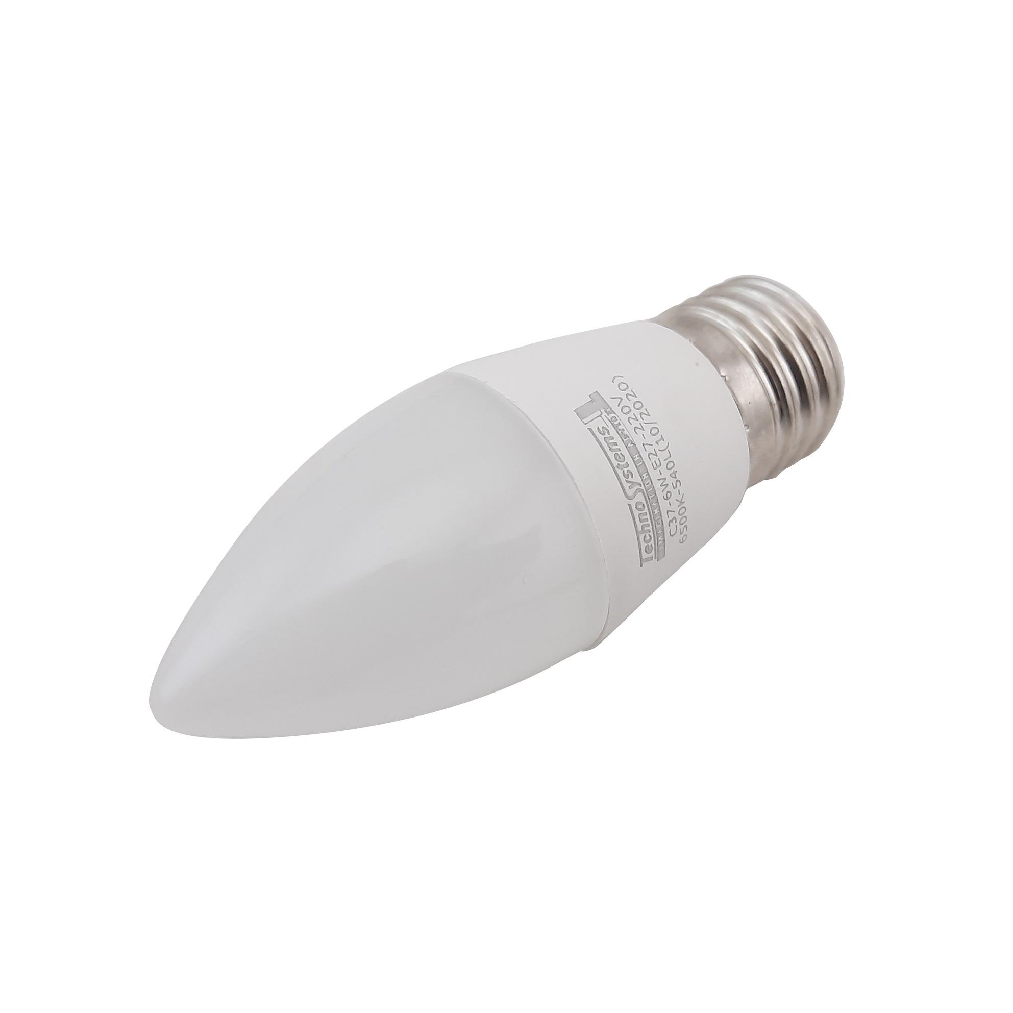 Лампа світлодіодна TechnoSystems Bulb C37 6Вт E27 6500K 540Лм ICCD (5000252) - фото 3