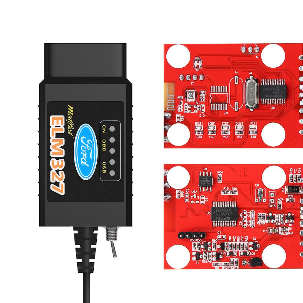 Автосканер ELM327 USB переключатель HS/MS-CAN Ford/Mazda - фото 7