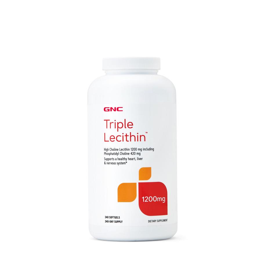 Натуральная добавка GNC Triple Lecithin 1200 мг 240 капс. (6748)