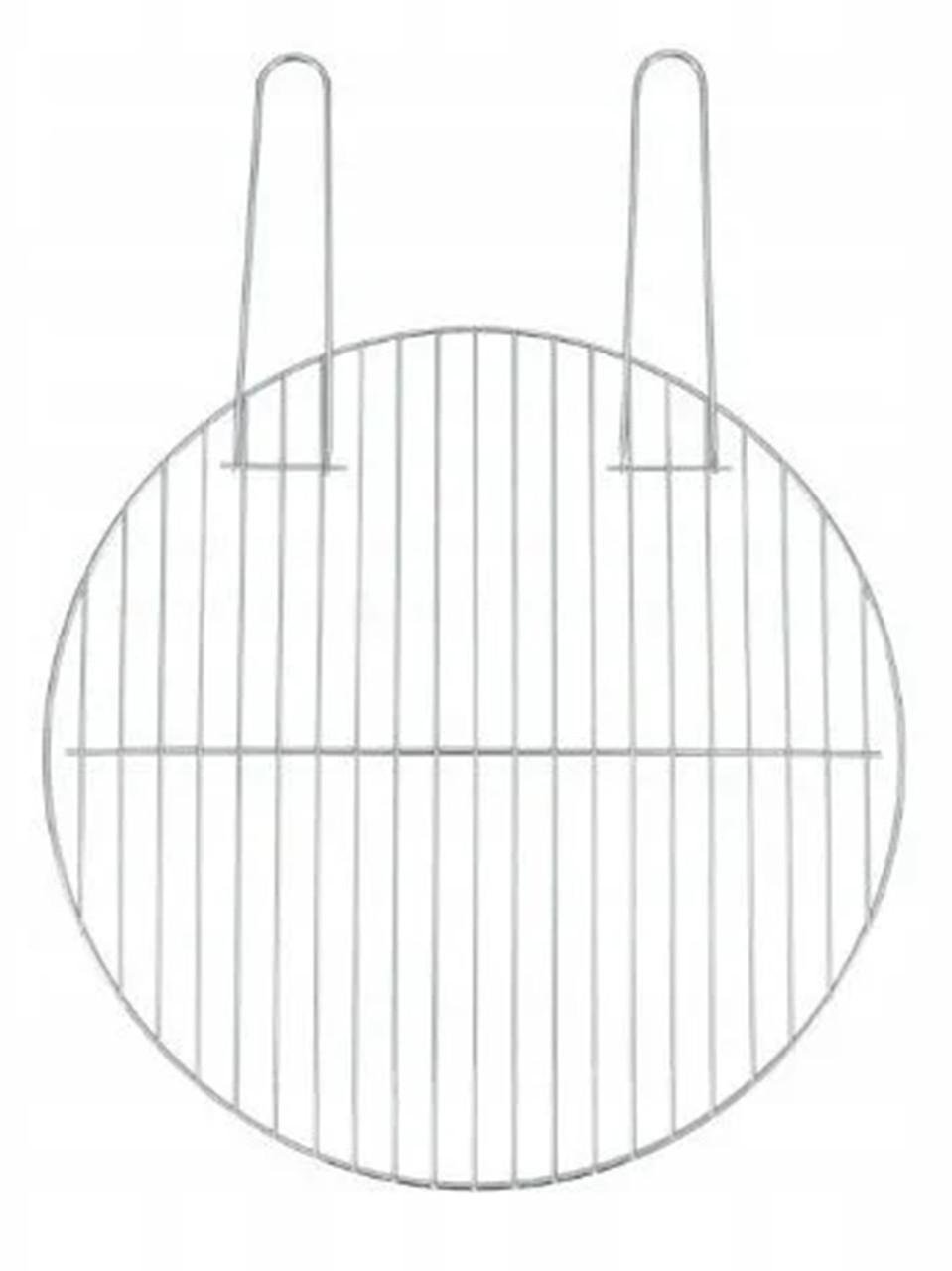 Решітка для гриля кругла Grill Meister з двома знімними ручками хромована 44 см (2844548065)