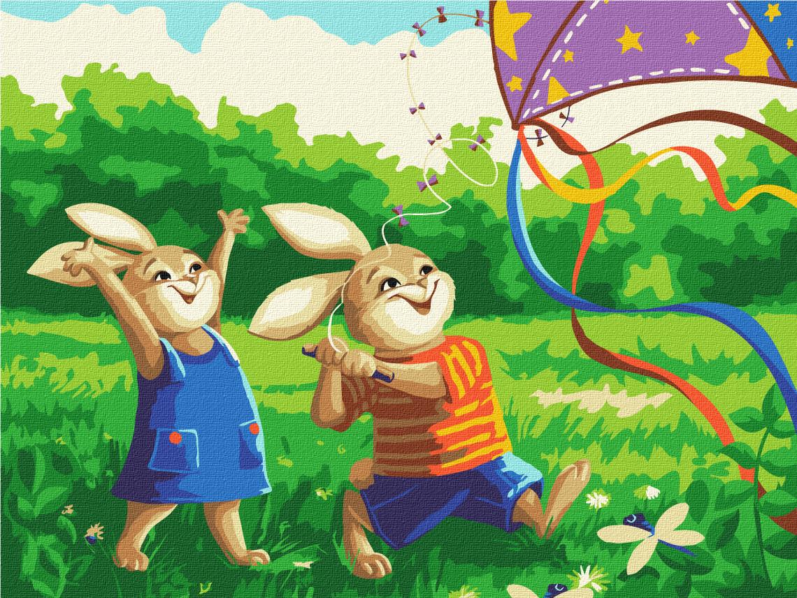 Картина по номерам Brushme Игры на природе 30x40 см (KBS0128) Картина по номерам Brushme Игры на природе 30x40 см (KBS0128)