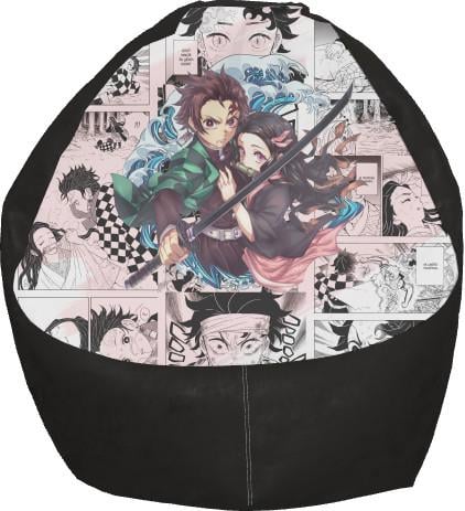 Кресло-груша Demon Slayer Kimetsu No Yaiba 55 L (13243344)