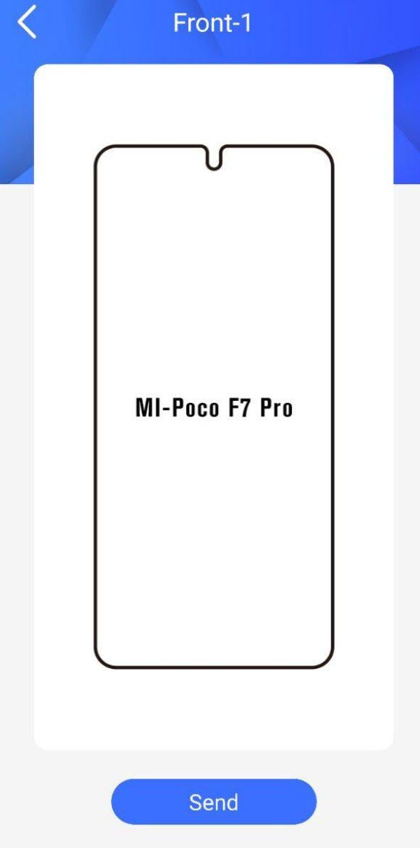 Защитная гидрогелевая пленка Poco F7 Pro - фото 2