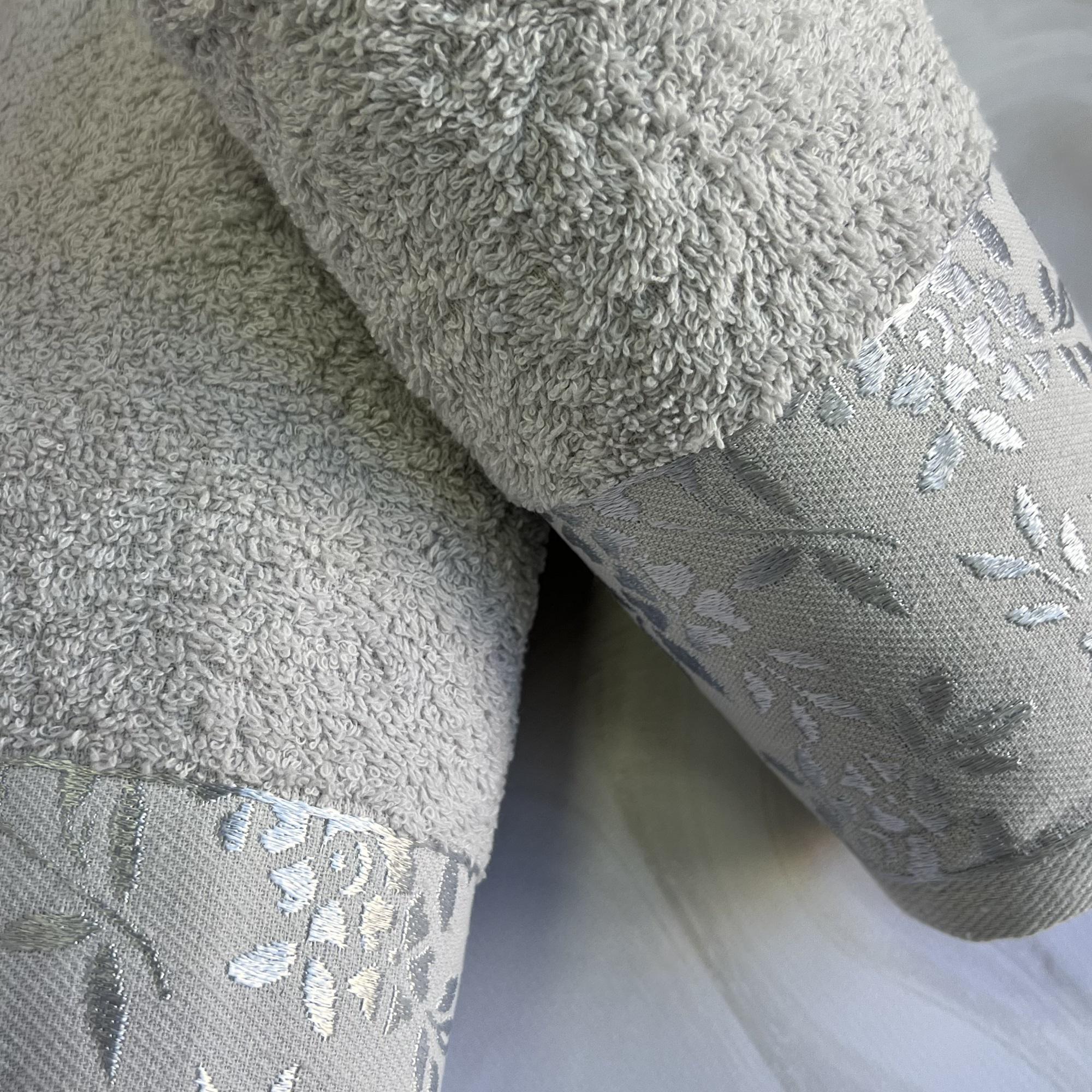 Набір рушників банне та для обличчя 70х40 см/50х90 см 2 шт. Сірий (mame2v1cic-1gri) - фото 4 Набір рушників банне та для обличчя 70х40 см/50х90 см 2 шт. Сірий (mame2v1cic-1gri) - фото 4