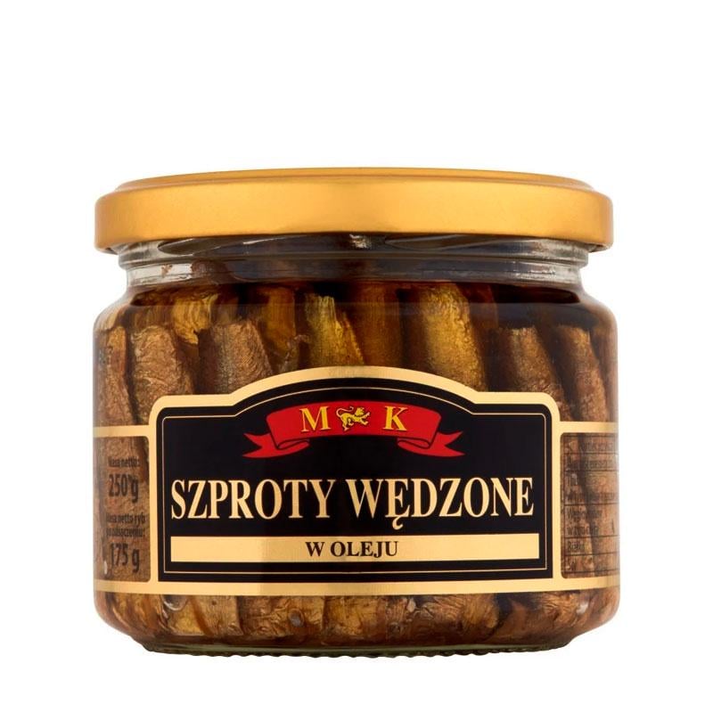Шпроты в масле Szproty Wedzone MK 250 г (17634345)