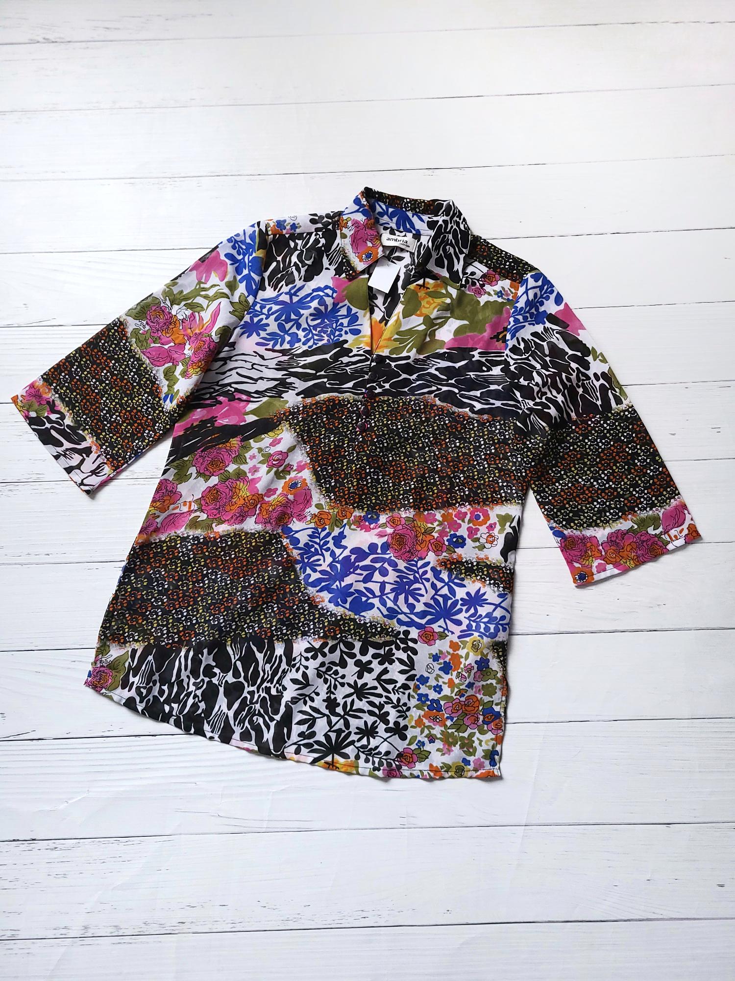 Блузка жіноча ambria selection 12215 XL Різнокольоровий (48)