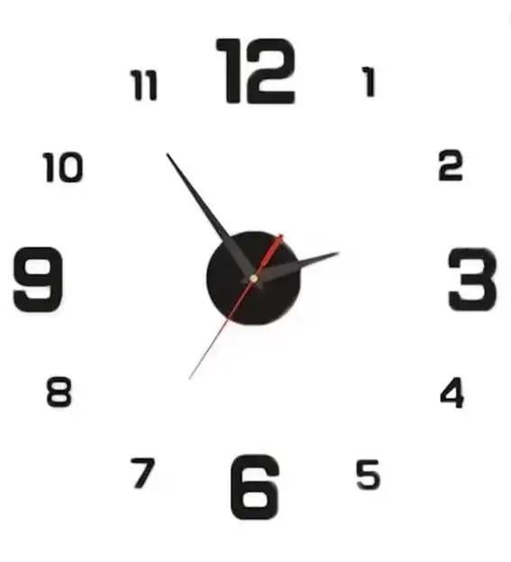 Часы настенные бескаркасные