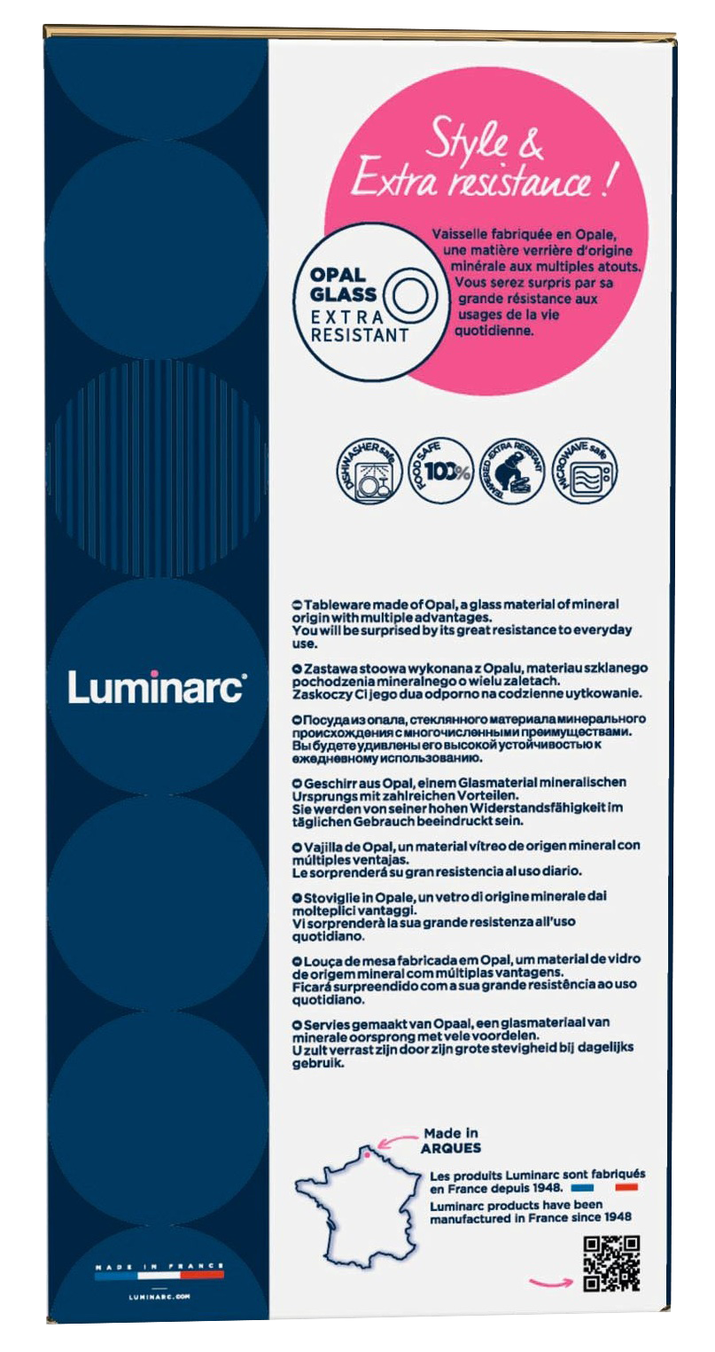 Сервиз Luminarc CARINE LIGHT TURQUOISE 18 шт. (UG-P7628) - фото 4 Сервиз Luminarc CARINE LIGHT TURQUOISE 18 шт. (UG-P7628) - фото 4