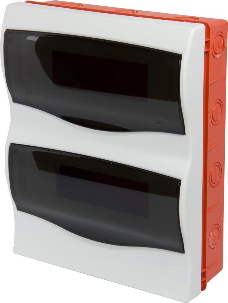 Щит распределительный E.NEXT e.plbox.stand.w.24mU 24 модуля пластик 332х272х65 мм Прозрачный (s0290019u)