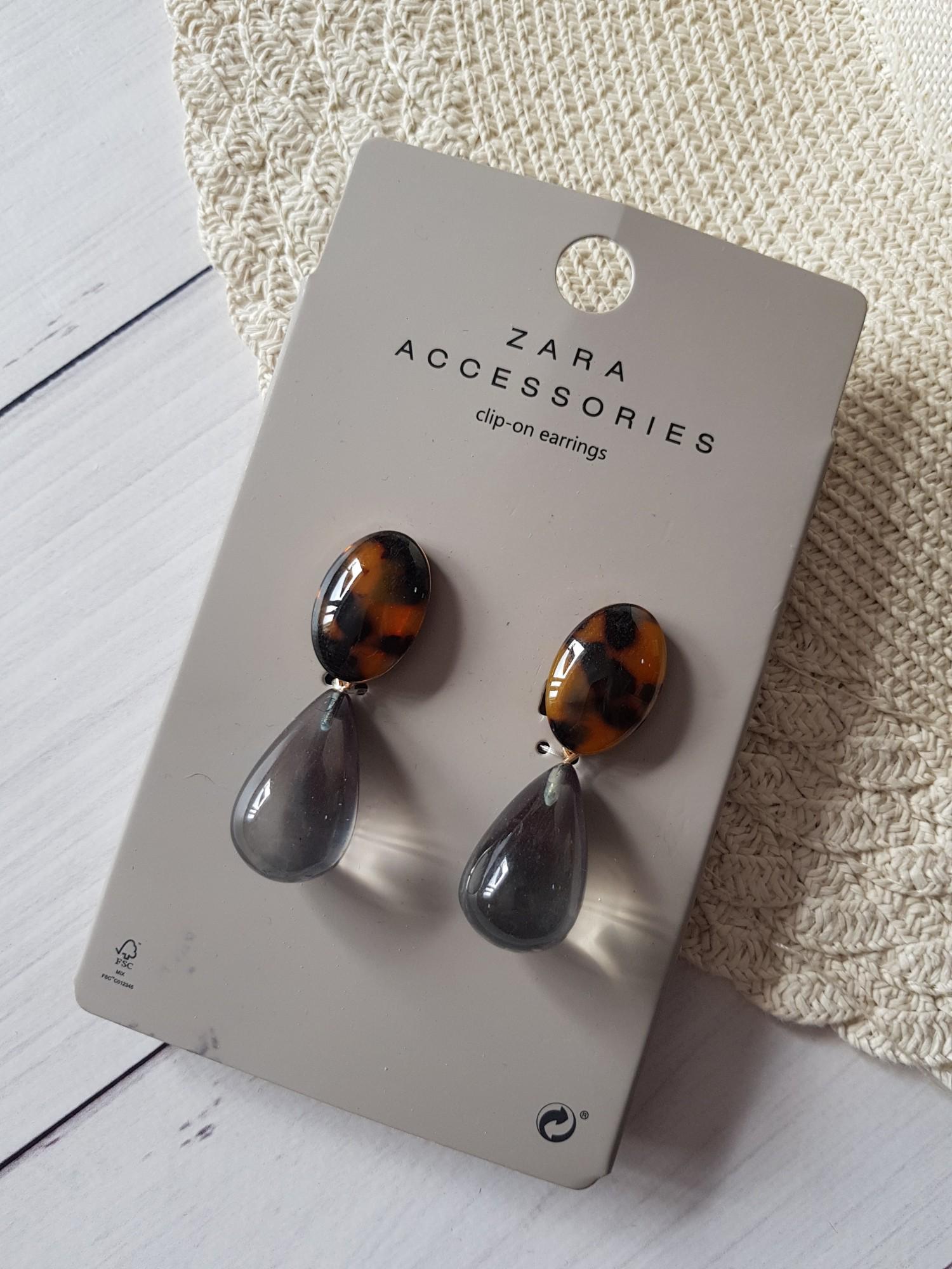 Сережки Zara Коричневый (10209)